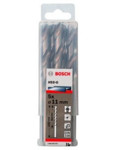 Broca HSS-G DIN338: 11,0 x 94 x 142: 5 uds 2
