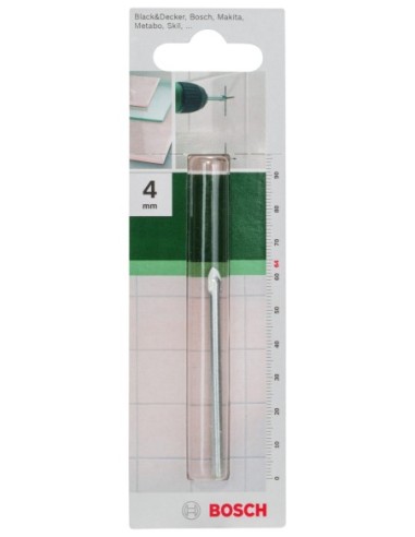 Broca para vidrio y azulejos: 4,0 x 64 mm
