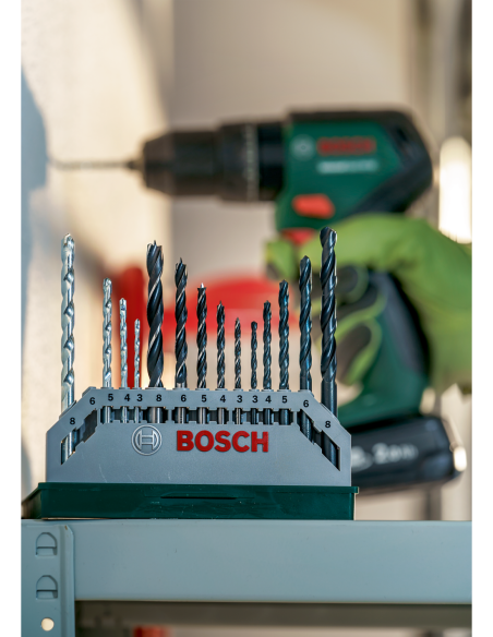 Mini X-Line con 15 unidades para taladrar