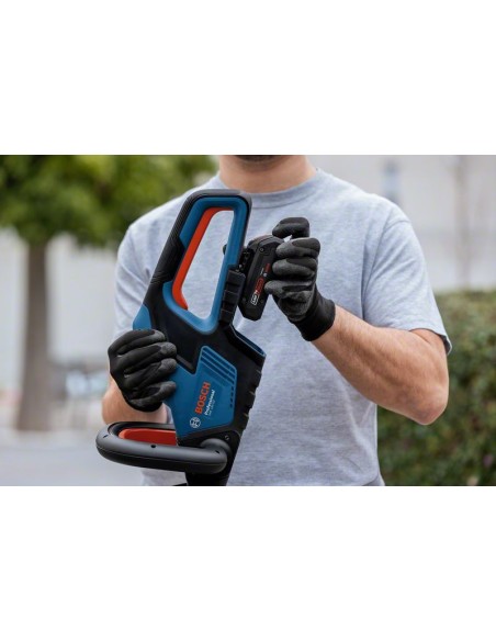 BOSCH 06008C9000 Tijeras cortasetos a batería GHE 18V-60 (NO INCLUYE BATERÍA NI CARGADOR)