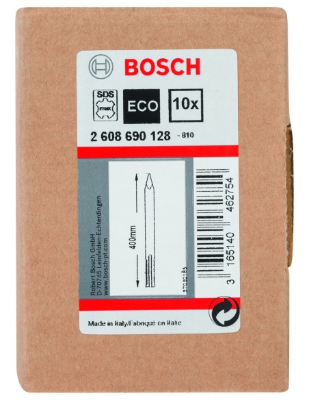 Puntero estándar SDS-max: 400mm: 10 uds