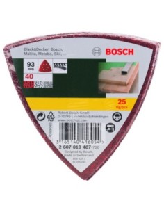 25 lijas para lijadora Delta, Grano 40 2