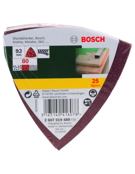 25 lijas para lijadora Delta, Grano 80