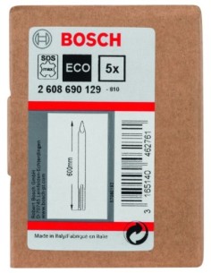 Puntero estándar SDS-max: 600mm: 5 uds 2