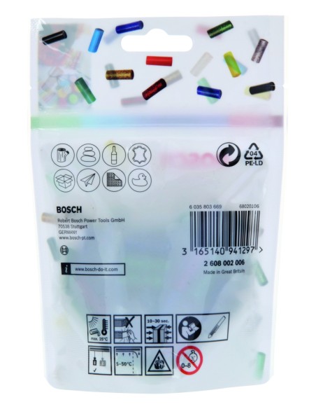 Barras Gluey con brillantina, diversas