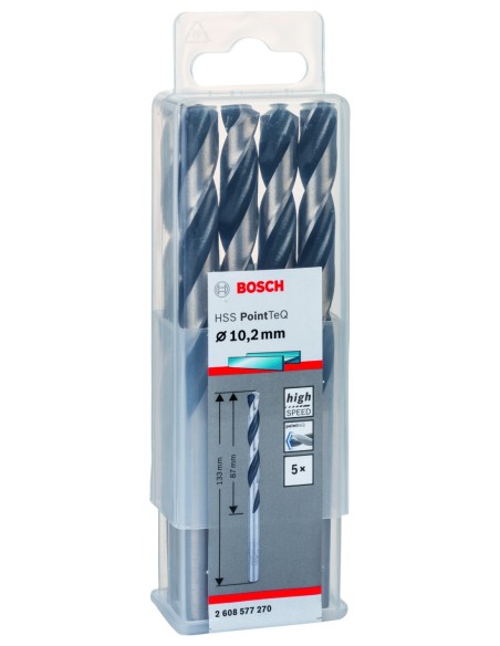 Broca helicoidal HSS PointTeQ 10,2 mm