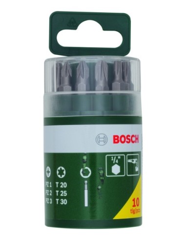 Set con 10 unidades para atornillar