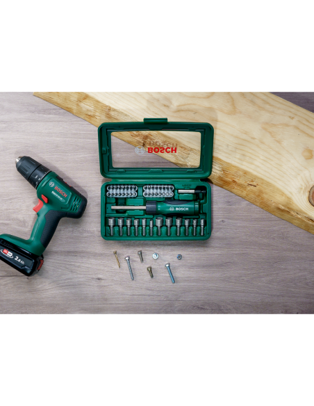 Set con 46 unidades para atornillar