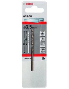 Broca HSS-Co DIN338: 3,5 x 39 x 70 2