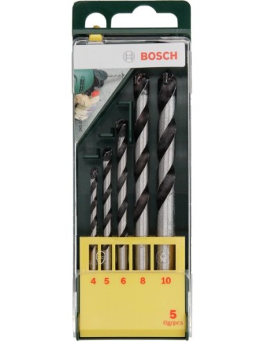 Set con 5 brocas para hormigón