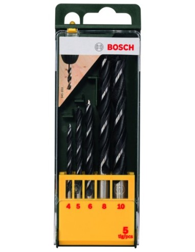 Set con 5 brocas para madera