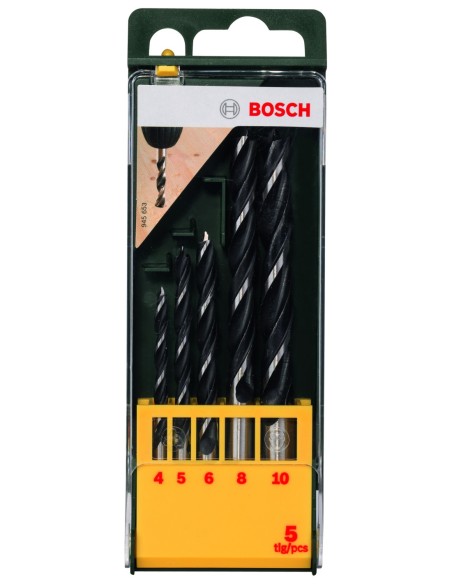 Set con 5 brocas para madera