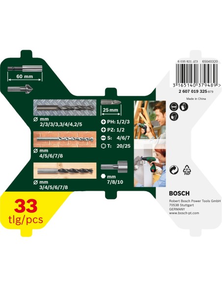 Maletín X-Line de 33 piezas