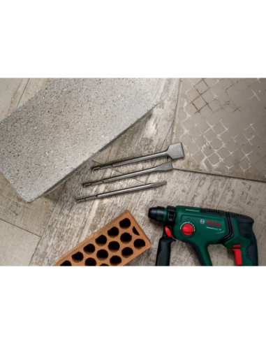 Set con 3 cinceles SDS plus