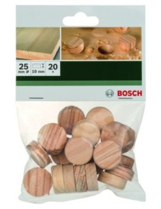 Espigas de madera: 25 mm 2