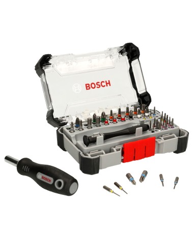 Set BOSCH de atornillado de precisión con 40 puntas imantadas mixtas