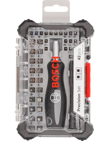 Set BOSCH de atornillado de precisión con 40...