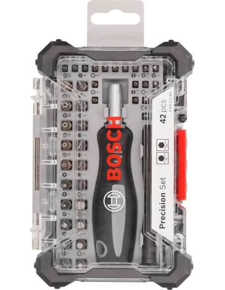 Set BOSCH de atornillado de precisión con 40 puntas imantadas mixtas