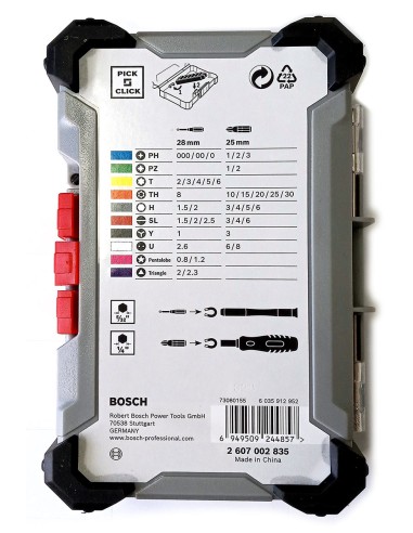 Set BOSCH de atornillado de precisión con 40...