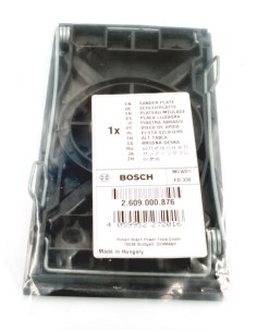 Placa lijadora para lijadoras BOSCH PSS 2