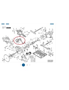 Módulo electrónico GKS 18V-57 G | 3601FA2100 2