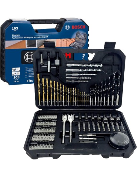 Set Mixto de 103 Brocas mixtas profesionales BOSCH 2608594070