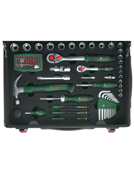 BOSCH 1600A02ZB4 Maletín completo de herramientas (119 piezas)