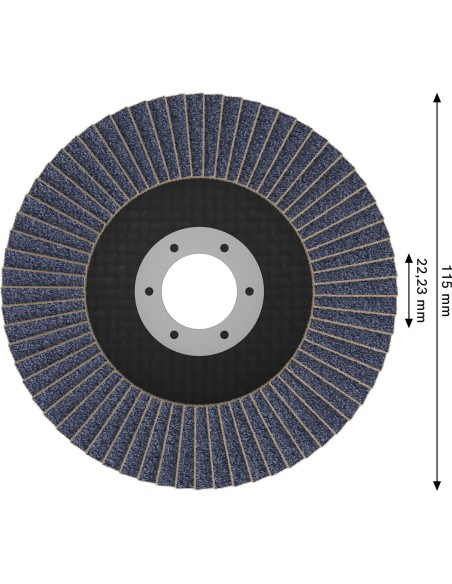 BOSCH 2608901667 Set de mallas de lija EXPERT M480 de 225 mm G 80/120/180 y Protector de plato (7 uds.)