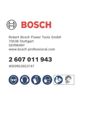 BOSCH 2607011438 Set de 15 hojas de sierra de...