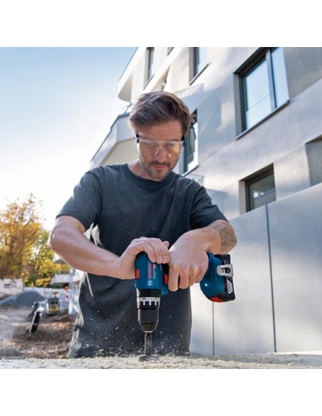 BOSCH 0615A5002U Taladro percutor a batería GSB 18V-45 Professional (INCLUYE 3 BATERÍAS Y CARGADOR)