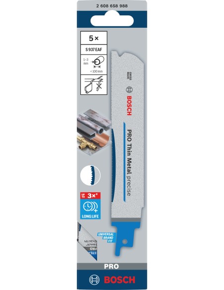 BOSCH 2608901714 Hoja de sierra de calar EXPERT Hardwood 2-side clean T308BFP (2 uds.)