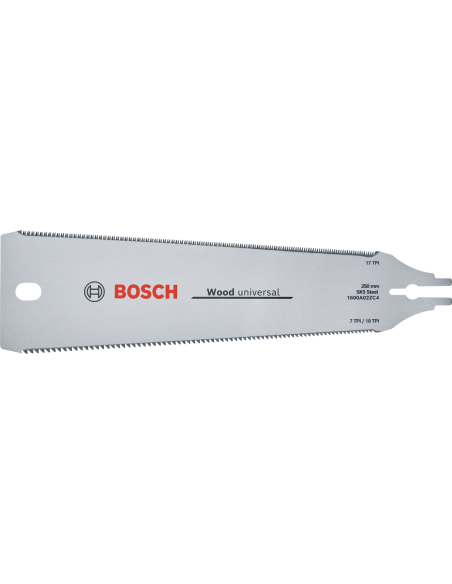 BOSCH 1600A02ZB9 Hoja de repuesto para sierra japonesa Ryoba de 250 mm