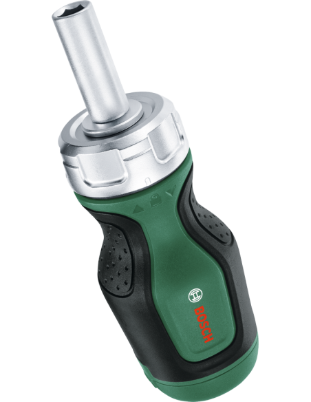 BOSCH 1600A032UZ Destornillador de trinquete con mango ancho y 6 puntas
