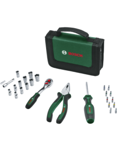 BOSCH 1600A02BY2 Set básico de herramientas de mano de 26...