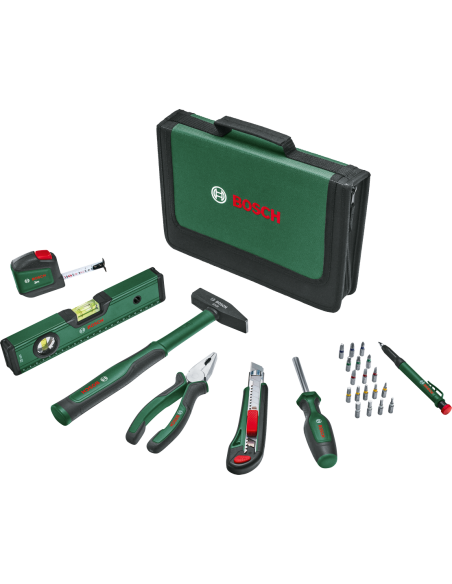 BOSCH 1600A02BY6 Juego de herramientas manuales Universal de 25 piezas