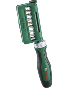 BOSCH 1600A02Z9A Destornillador de trinquete con 18 puntas
