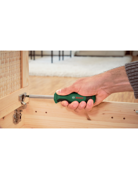 BOSCH 1600A02Z9G Set de carracas de ¼" y ½" con 57 llaves de vaso