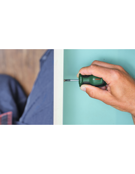 BOSCH 1600A032UJ Set de cuatro destornilladores cortos