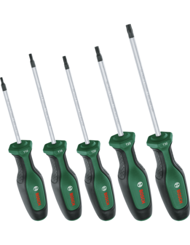 BOSCH 1600A02BX6 Set de cicno destornilladores...