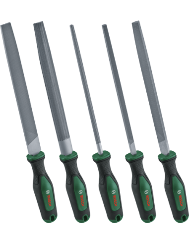 BOSCH 1600A02ZB0 Juego de 5 limas de 200 mm