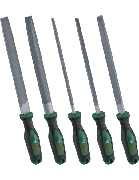 BOSCH 1600A02ZB0 Juego de 5 limas de 200 mm