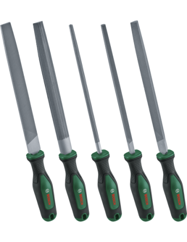BOSCH 1600A02ZB0 Juego de 5 limas de 200 mm