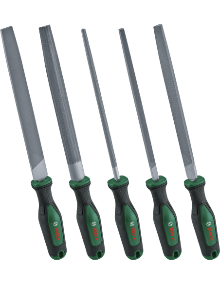 BOSCH 1600A02ZB0 Juego de 5 limas de 200 mm