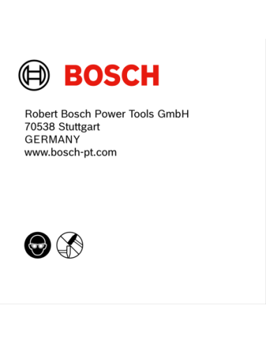 BOSCH 1600A02ZA4 Maza de acero de 1000g