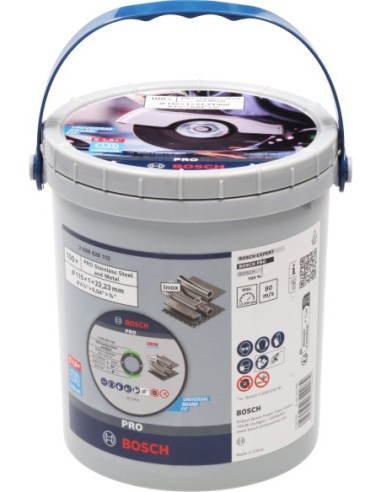 BOSCH 2608626112 Cubo de 100 unidades de discos...