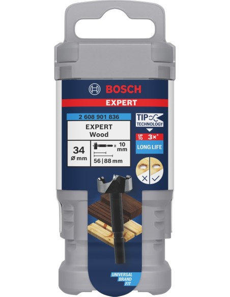 BOSCH 2608901843 Set de brocas Forstner EXPERT Wood (5 uds.)