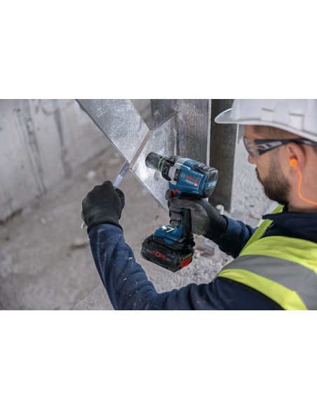 BOSCH 06019L9003 Atornillador/llave de impacto a batería GDS 18V-750 C Professional (INCLUYE 2 BATERÍAS Y CARGADOR)