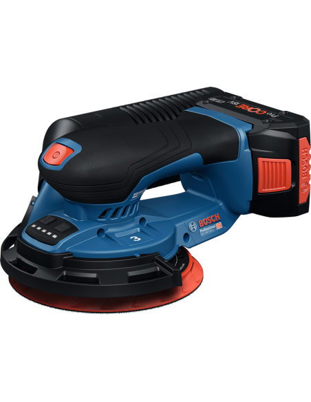 BOSCH 0601372903 Lijadora excéntrica a batería GEX 18V-150-3 Professional (NO INCLUYE BATERÍA NI CARGADOR)