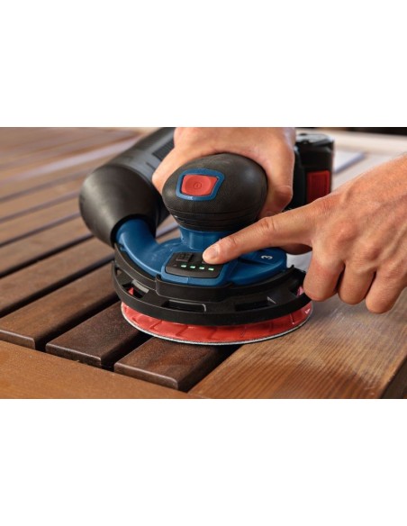 BOSCH 0601372903 Lijadora excéntrica a batería GEX 18V-150-3 Professional (NO INCLUYE BATERÍA NI CARGADOR)