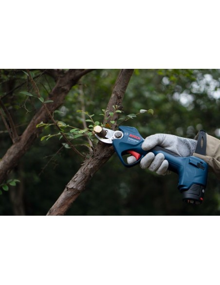 BOSCH 06008D8100 Podadora a batería GGP 12V-25 (INCLUYE 2 BATERÍAS Y CARGADOR)